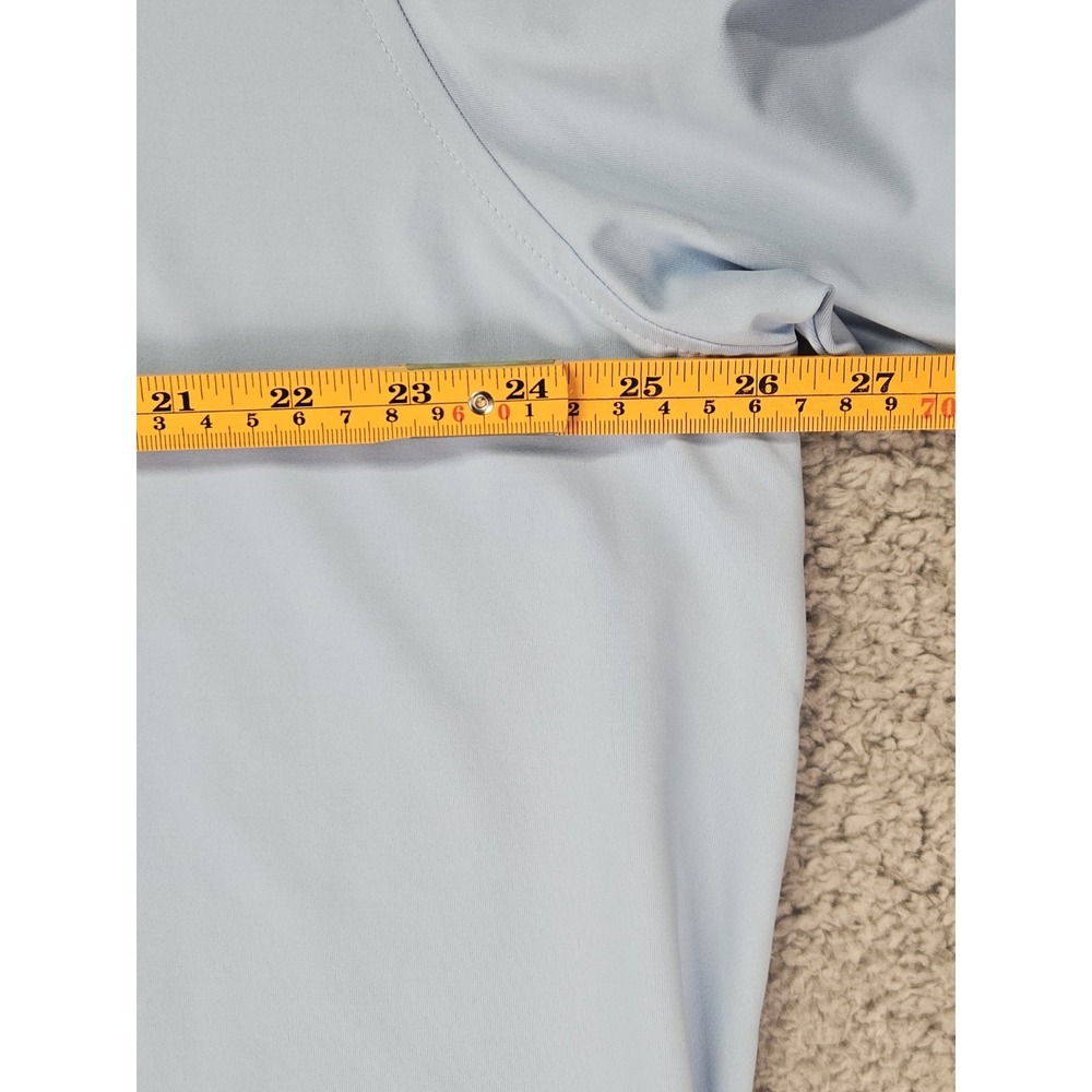 Vineyard Vines Sankaty Polo Jake Blue Performance Stretch Shirt Men's XXL NWT - Picture 8 of 10